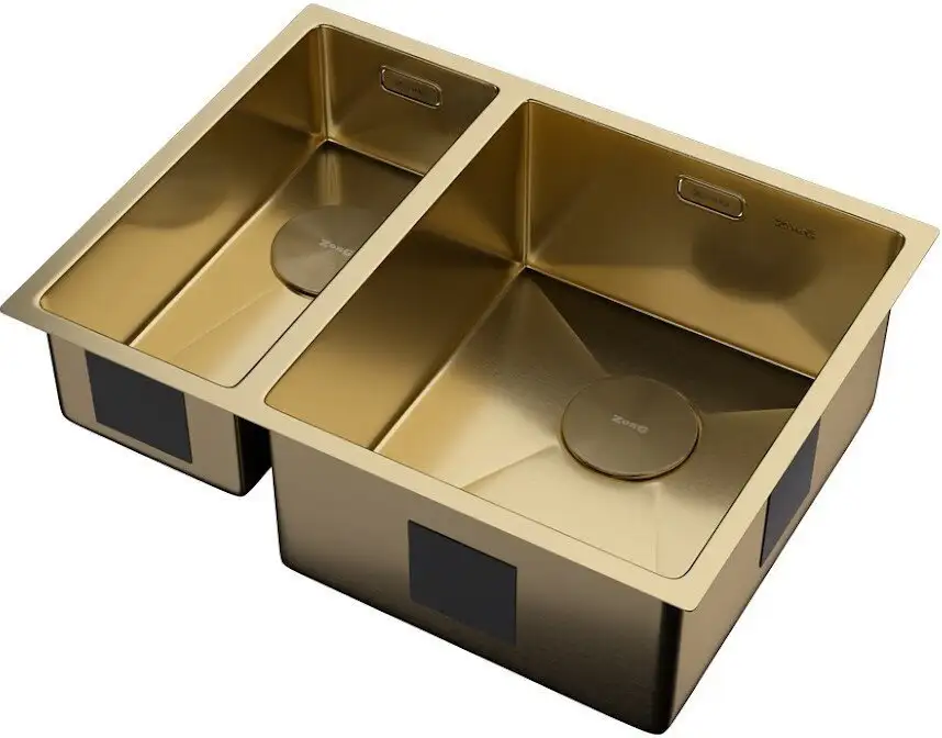 Кухонная мойка ZorG Zerox 58-2 U / IF-L PVD Gold - фото товара