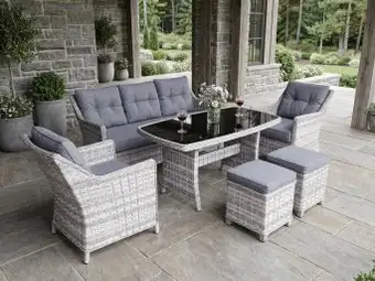 Обеденная группа LiSofa Bergamo 2001 (серый) – изображение в каталоге