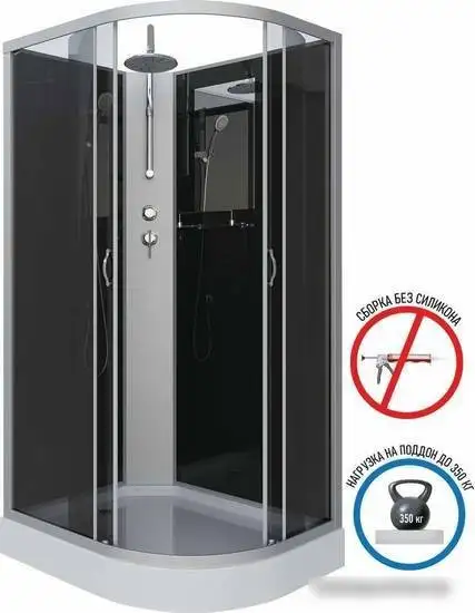 Душевая кабина Niagara NG-3512-14LBKT 120x80 - фото товара