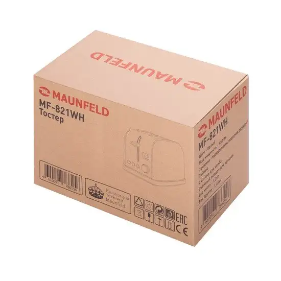 Тостер MAUNFELD MF-821WH – фото товара