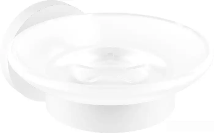 Набор аксессуаров для ванной Wellsee Finishing Touch 182515002 (мыльница, стакан для зубных щеток, дозатор для жидкого мыла, крючок 2 шт, матовый белый) – фото товара