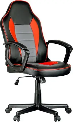 Игровое (геймерское) кресло Helmi Rally HL-S08 297637 (черный/серый/красный) – изображение в каталоге