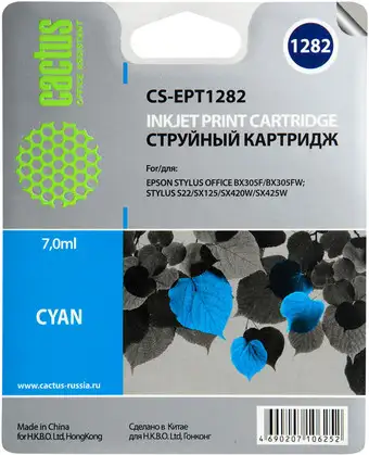 Картридж CACTUS CS-EPT1282 (аналог Epson C13T12824011) – изображение в каталоге