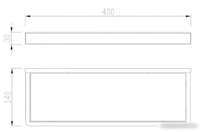 Abber Полка Westen AA1759 (хром) – фото товара