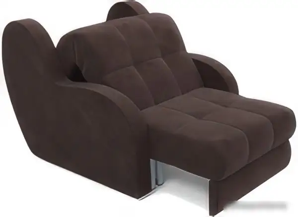 Кресло-кровать Мебель-АРС Аккордеон Барон (велюр, молочный шоколад НВ-178 13)