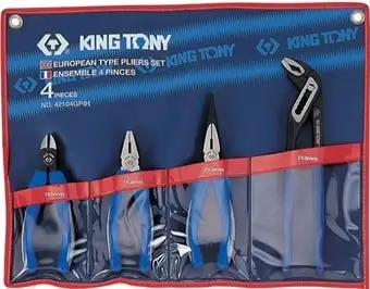 Набор пассатижей King Tony 42104GP01 (4 предмета)