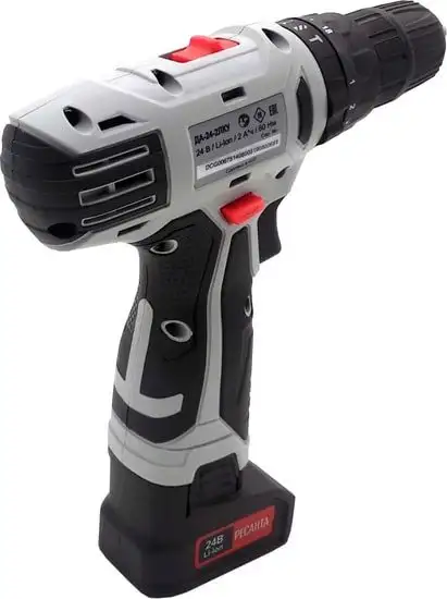 Дрель-шуруповерт Ресанта ДА-24-2ЛК-У (с 2-мя АКБ, кейс) – фото товара