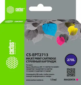 Картридж CACTUS CS-EPT2713 (аналог Epson EPT2713) – изображение в каталоге