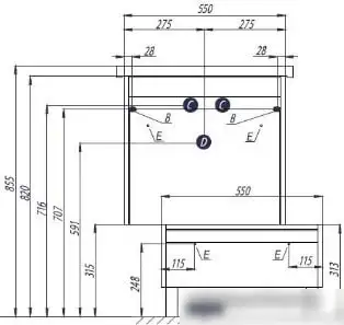Акватон Тумба под умывальник Капри 60 1A230101KPDA0 (бетон пайн) – фото товара