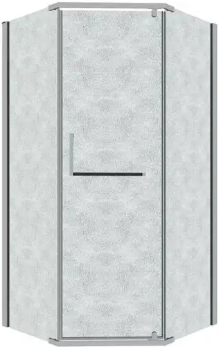 Душевой уголок Grossman Pragma 100x100x195 302.K33.03.1010.10.02 (хром/шиншилла стекло) - изображение в каталоге