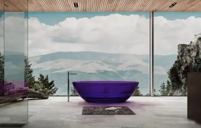 Ванна Abber Kristall 180x85 AT9702 Amethyst - фото товара