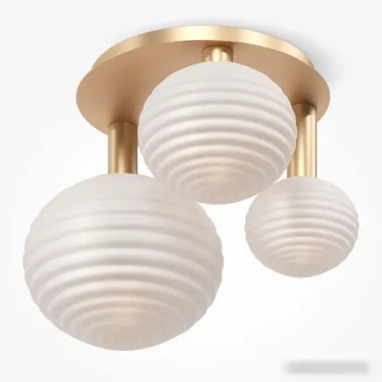 Люстра средней высоты Maytoni Reels MOD268CL-03G – фото товара