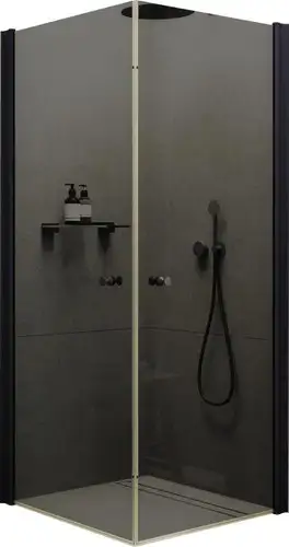 Душевой уголок MaybahGlass MGY-1300-6 (графитовое стекло/черный) - изображение в каталоге