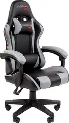 Игровое (геймерское) кресло CHAIRMAN Game CH29 (экокожа черный/серый) – изображение в каталоге