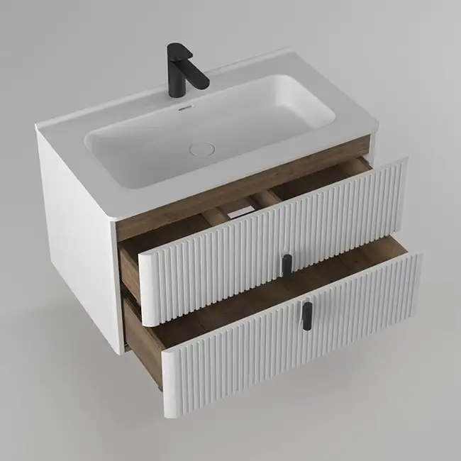 Briz Тумба с умывальником Бьянко 100 106 03-18100-16 00 БЕЛ – фото товара