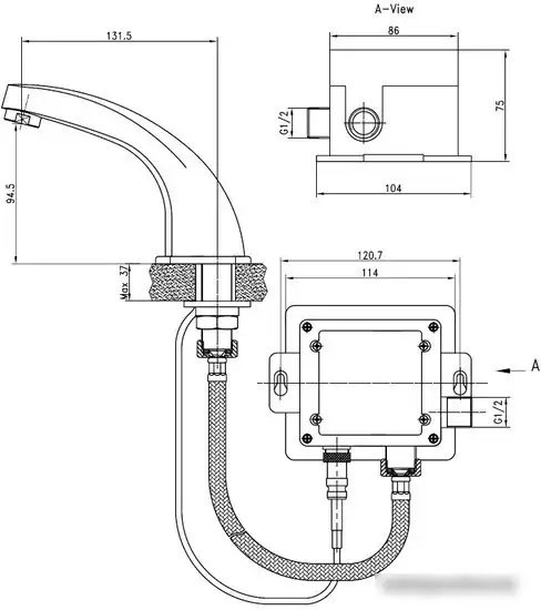 Смеситель Kaiser Sensor 38111 - фото товара