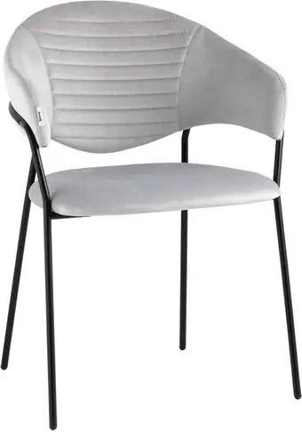 Стул Stool Group Алексис AV 445-Cs-08 (велюр серый) – изображение в каталоге