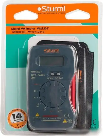 Мультиметр Sturm MM12031 – фото товара