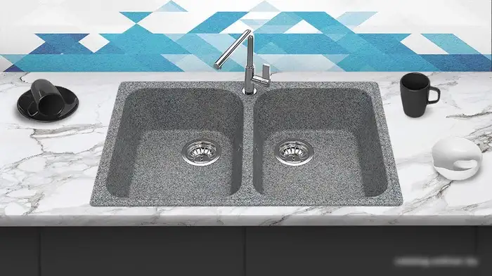 Кухонная мойка Berge BR-7322 (графит) - фото товара