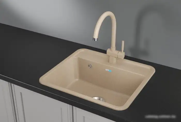 Кухонная мойка Granula ST-5601 (бежевый) - фото товара