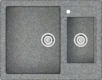 Кухонная мойка MARRBAXX Карельский камень модель 19/Q8 (темно-серый) - изображение в каталоге