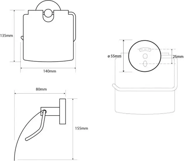 Держатель для туалетной бумаги Bemeta Omega 104112012 – фото товара