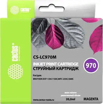 Картридж CACTUS CS-LC970M (аналог Brother LC970M) – изображение в каталоге