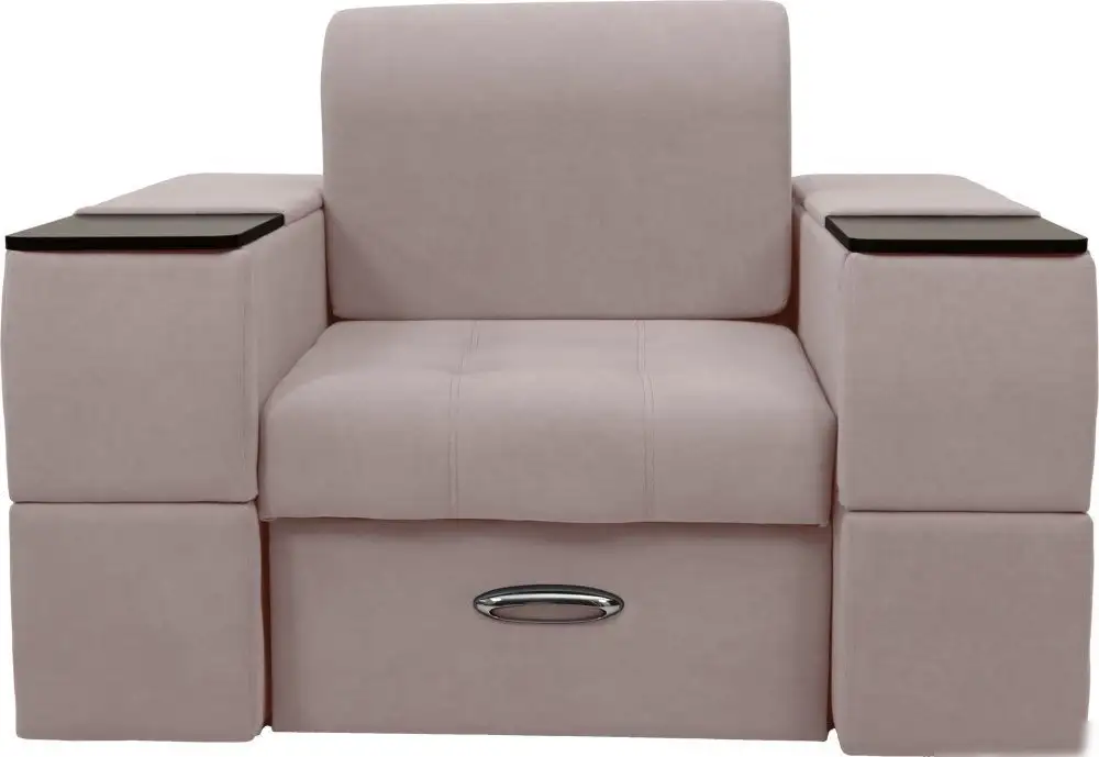 Кресло-кровать Сириус Лидер-13 ППУ 135x110 (Eva 05 велюр светло-бежевый) – фото товара