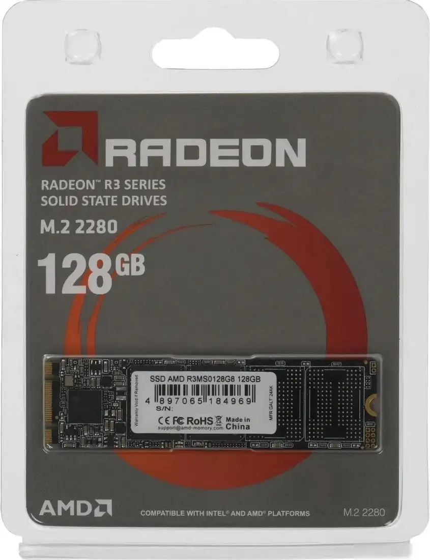 SSD AMD Radeon R3 128GB R3MS0128G8 – фото товара