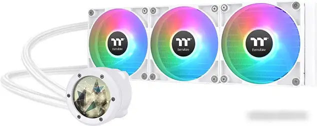 Жидкостное охлаждение для процессора Thermaltake TH360 V2 Ultra ARGB Snow Edition CL-W405-PL12SW-A – изображение в каталоге