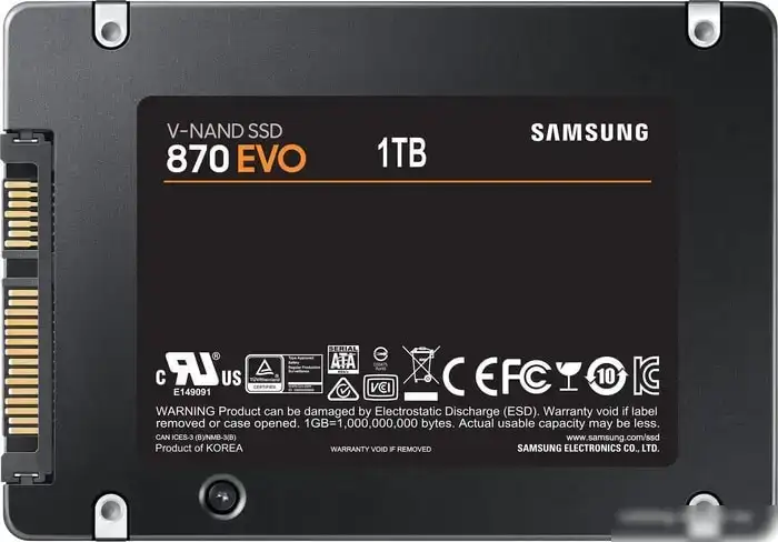SSD Samsung 870 Evo 1TB MZ-77E1T0BW – фото товара