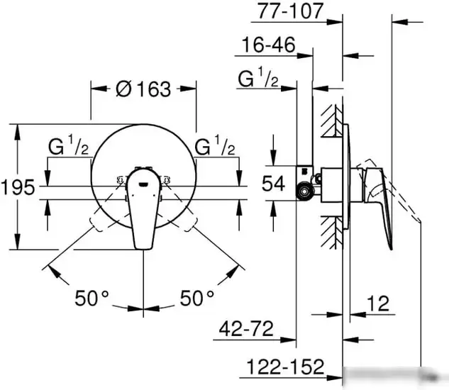 Смеситель Grohe Bauedge 29078001 - фото товара