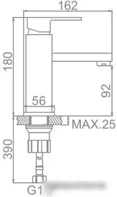 Смеситель Ledeme L1033B - фото товара