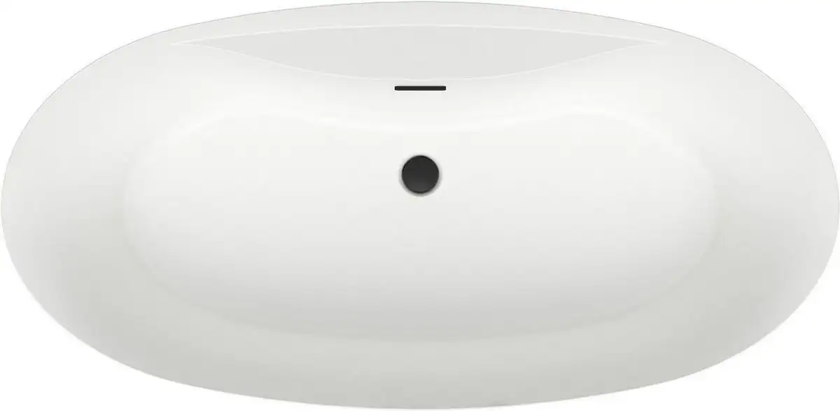 Ванна Wellsee L’aster 175x85 236301003 (отдельностоящая ванна белый глянец, экран, ножки, сифон-автомат матовый черный) - фото товара