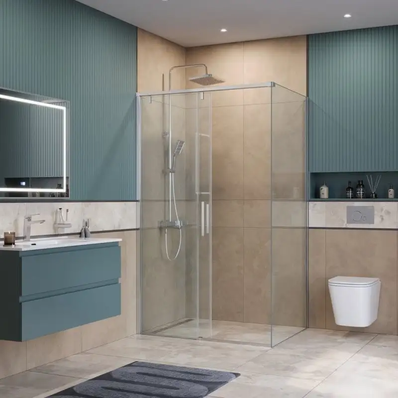 Душевой уголок BelBagno SOFT_CLOSE-1-AH-1-160/80-C-Cr - фото товара