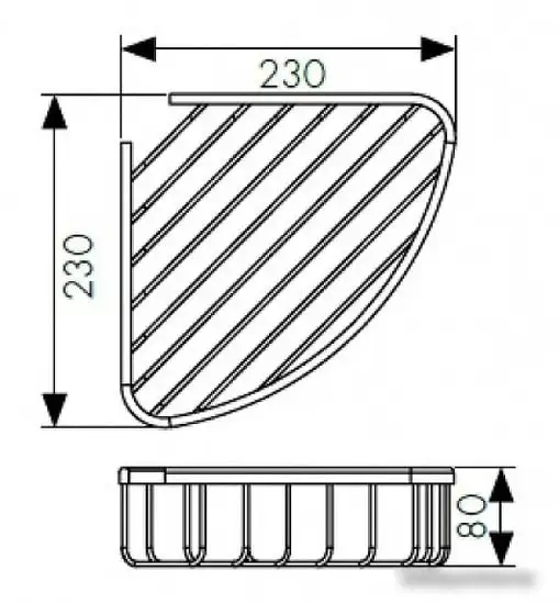 Мебель для ванных комнат Kaiser Полка для ванной KH-5011 – фото товара