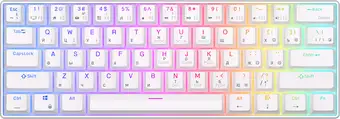 Клавиатура Royal Kludge RK61 RGB (белый, RK Red)