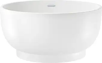 Ванна Wellsee Crepe de France 130x130 236701001 (отдельностоящая ванна белый глянец, экран, ножки, сифон-автомат хром) - изображение в каталоге