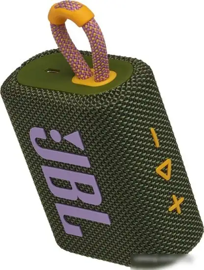 Беспроводная колонка JBL Go 3 (зеленый) – фото товара