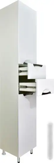 Doratiz Шкаф-пенал Афина 35 (правый, 2 ящика, белый) – фото товара