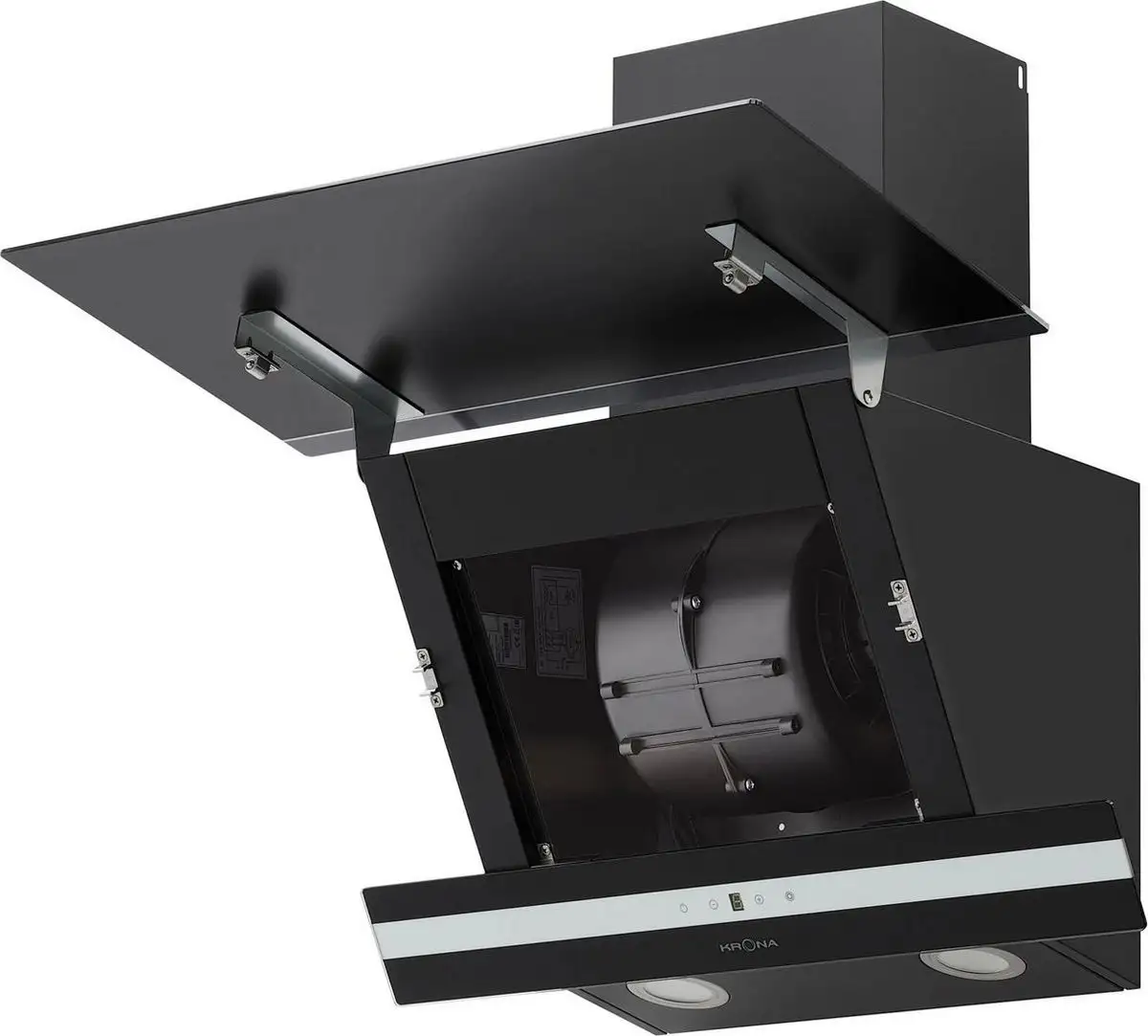 Кухонная вытяжка Krona Irma A 600 S (черный) - фото товара