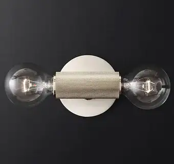 Бра ImperiumLoft Rh utilitaire inline sconce silver 44.559 123280-22 – изображение в каталоге