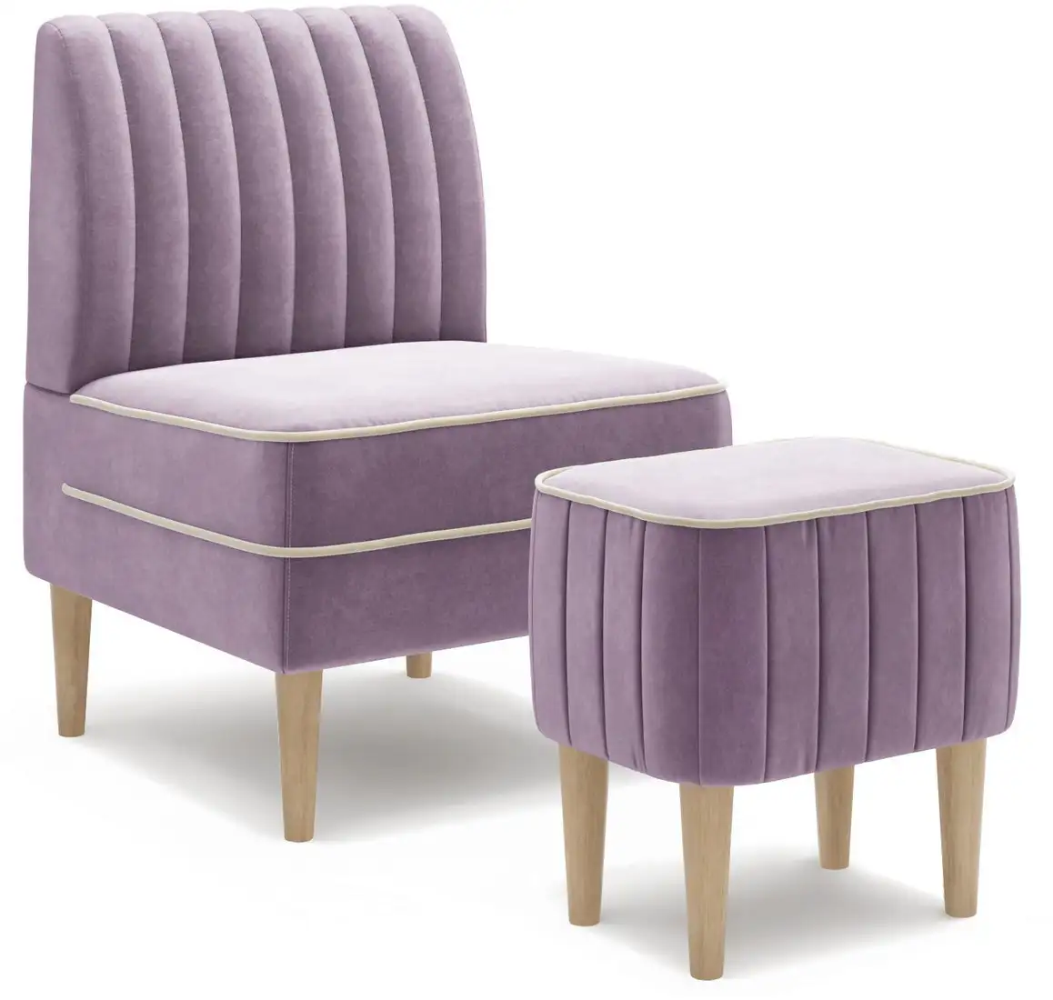 Интерьерное кресло MONOFIX Амма кресло (сиреневый №11)