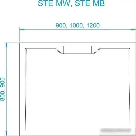 Душевой поддон RGW ST-108MB 52342810-14 80x100 - фото товара