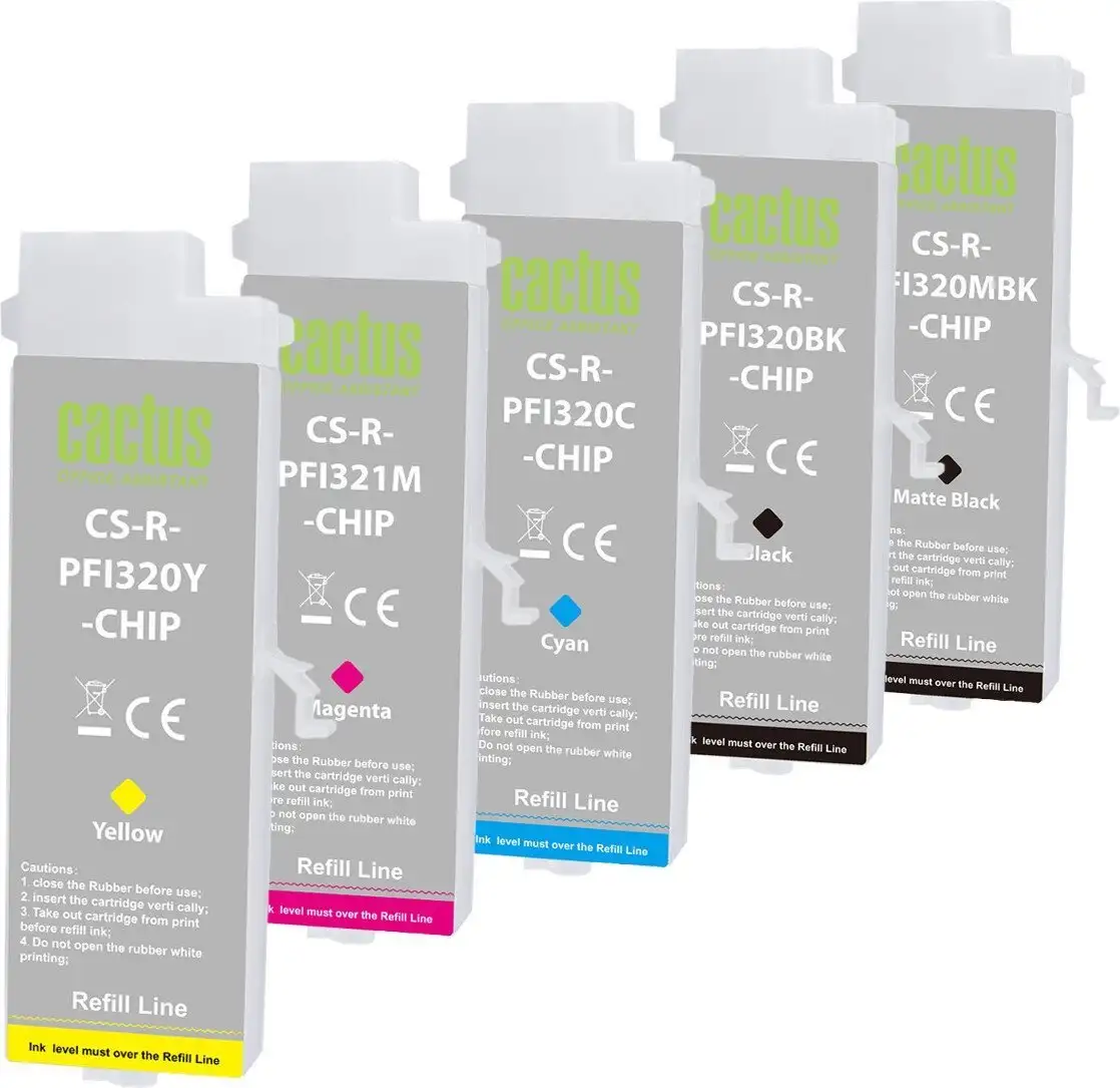Картридж CACTUS CS-R-PFI321SET-CHIP – фото товара