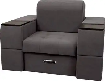 Кресло-кровать Сириус Лидер-13 НПБ 135x110 (Eva 24 велюр темно-серый) – изображение в каталоге