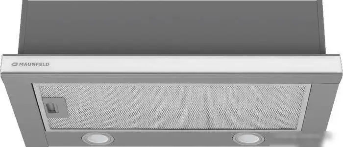 Кухонная вытяжка MAUNFELD VSQ 60 (нержавеющая сталь/белое стекло) - фото товара