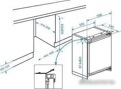 Однокамерный холодильник BEKO BU 1100 HCA - фото товара