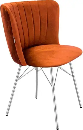 Стул Sheffilton SHT-ST36-1/S64 (песчаная буря/хром лак) – изображение в каталоге