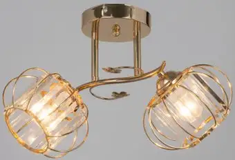 Люстра средней высоты BayerLux Переливы 10666495 (золото) – изображение в каталоге